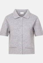 Cardigan aus Kaschmir und Wolle in Grau |  Seidensticker Onlineshop