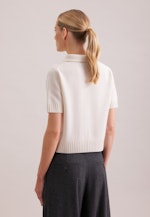 Cardigan aus Kaschmir und Wolle in Ecru |  Seidensticker Onlineshop