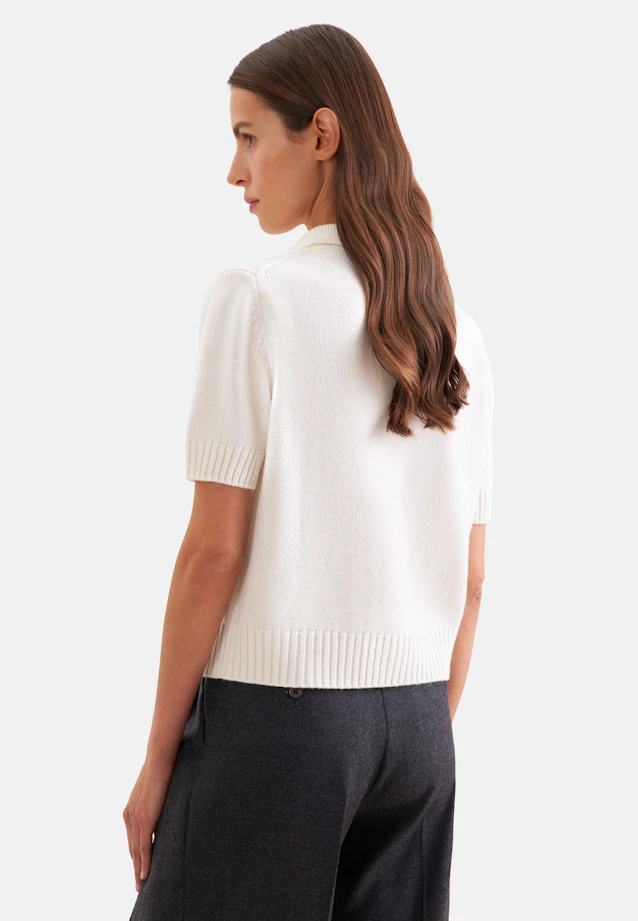 Cardigan en cachemire et laine in Ecru |  Seidensticker Onlineshop