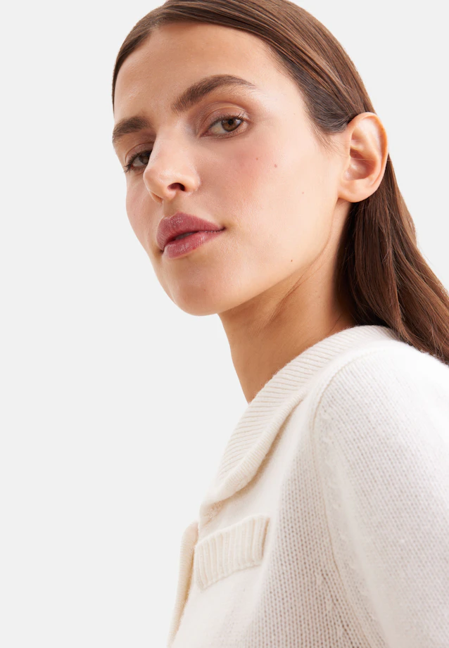Cashmere and wool cardigan in Ecru |  Seidensticker Onlineshop