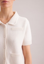 Cardigan aus Kaschmir und Wolle in Ecru |  Seidensticker Onlineshop