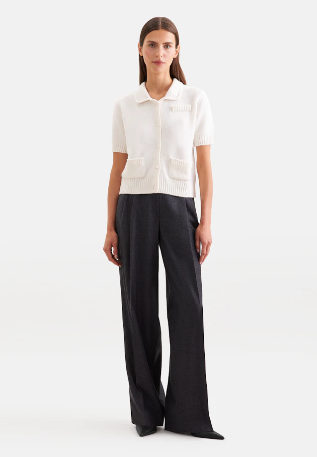 Cashmere and wool cardigan in Ecru |  Seidensticker Onlineshop