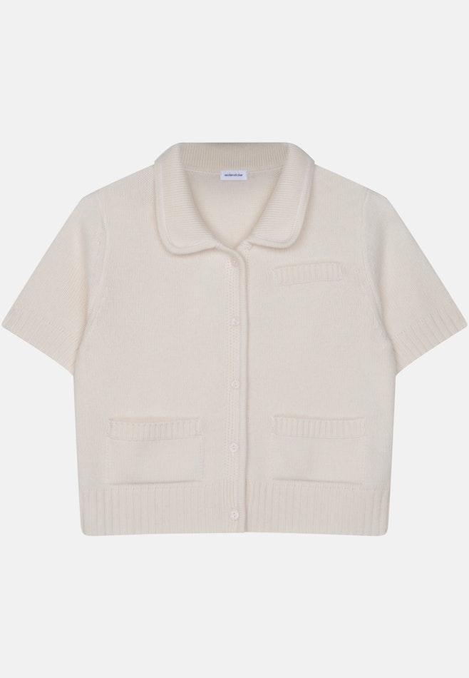 Cardigan aus Kaschmir und Wolle in Ecru | Seidensticker Onlineshop