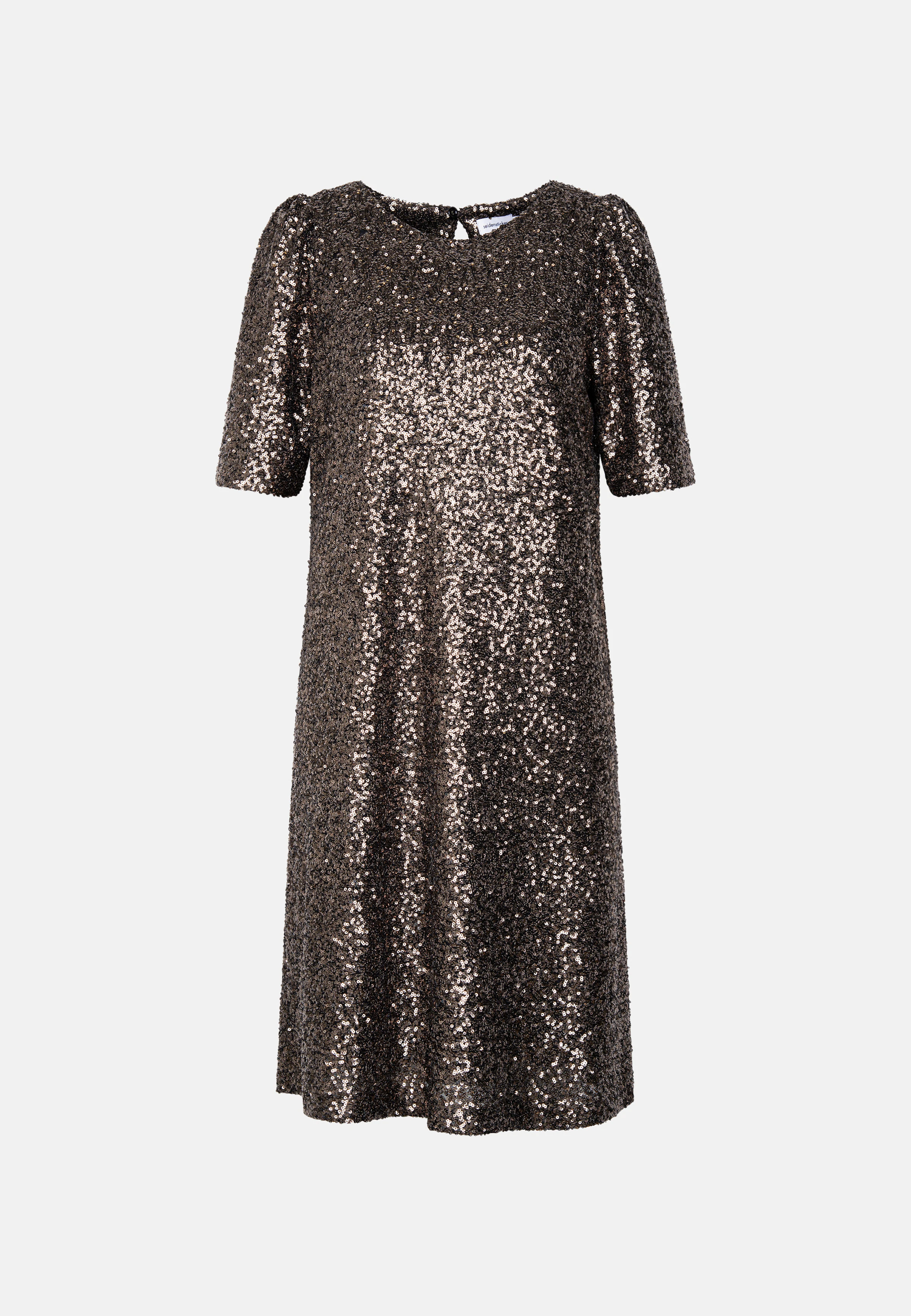 ladies sequin dress LUCKY & BLESSED ROSE GOLD SEQUINS DRESS - LADIES DRE