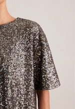 Oversized Shirtbluse aus Paillette in Gold |  Seidensticker Onlineshop