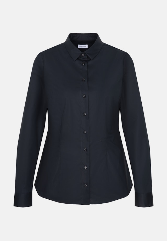 Hemdbluse Uni in Schwarz |  Seidensticker Onlineshop