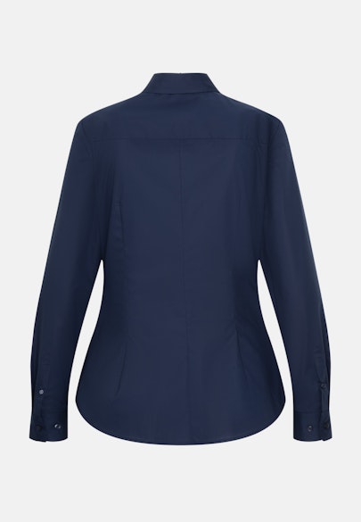 Chemisier chemise Uni in Bleu Foncé |  Seidensticker Onlineshop