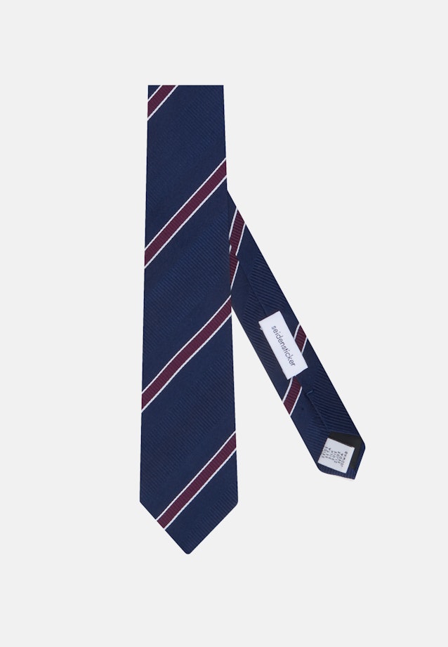 Breit (7cm) Krawatte Streifen in Rot |  Seidensticker Onlineshop