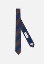 Schmal (5cm) Krawatte Streifen in Braun |  Seidensticker Onlineshop