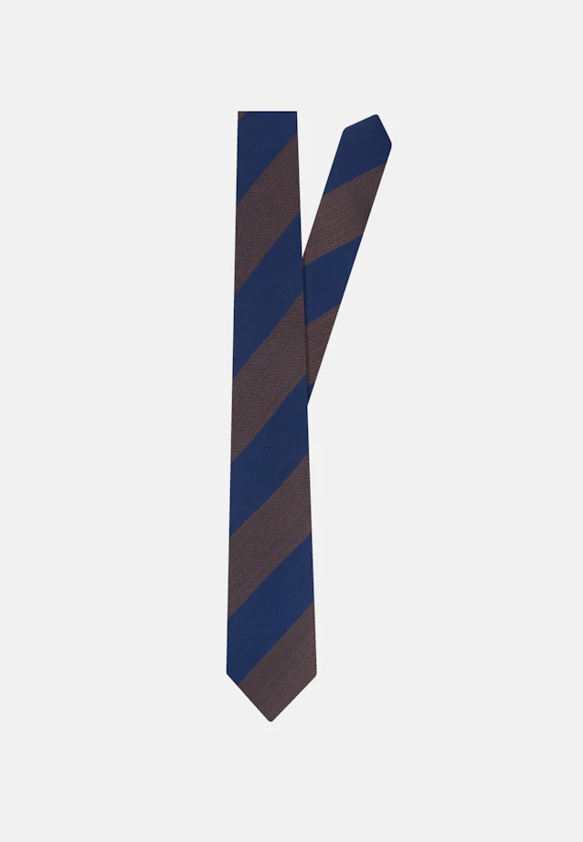 Schmal (5cm) Krawatte Streifen in Braun |  Seidensticker Onlineshop