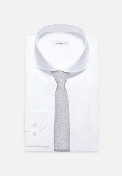 Large (7cm) cravate Petit motif in Gris |  Seidensticker Onlineshop