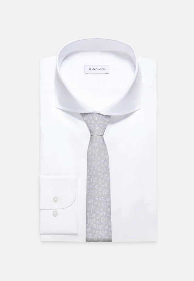 Large (7cm) Tie Small pattern in Grey |  Seidensticker Onlineshop