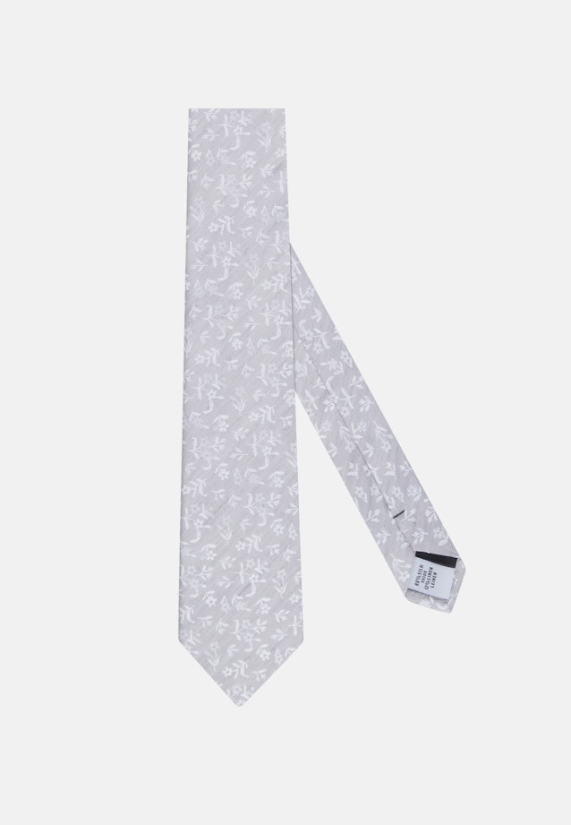 Breit (7cm) Krawatte Kleinmuster in Grau |  Seidensticker Onlineshop