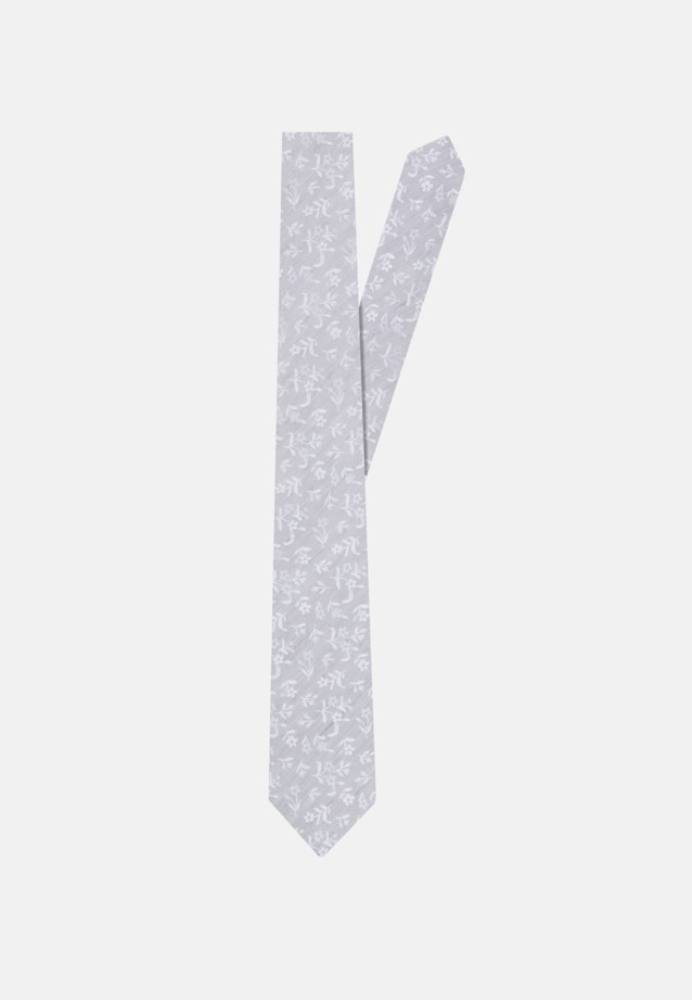 Breit (7cm) Krawatte Kleinmuster in Grau |  Seidensticker Onlineshop