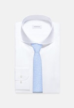 Breit (7cm) Krawatte Kleinmuster in Mittelblau |  Seidensticker Onlineshop