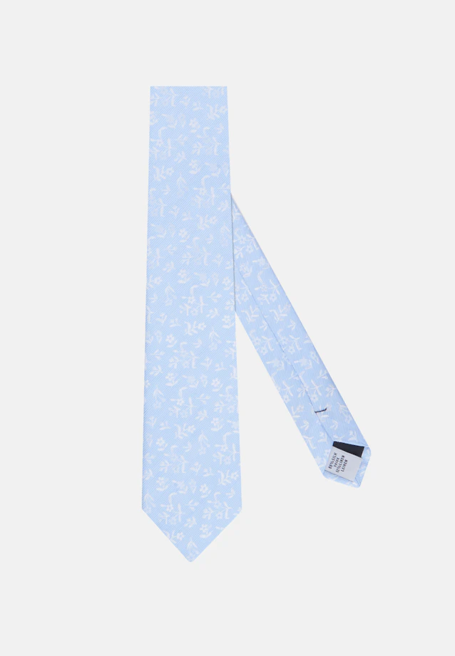 Large (7cm) Tie Small pattern in Medium Blue |  Seidensticker Onlineshop