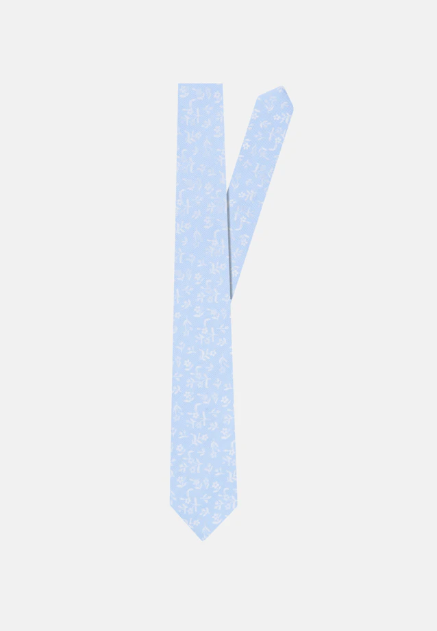 Large (7cm) Tie Small pattern in Medium Blue |  Seidensticker Onlineshop