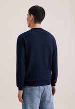 Regular Pullover Uni in Dunkelblau |  Seidensticker Onlineshop