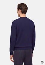 Regular Pullover Uni in Dunkelblau |  Seidensticker Onlineshop