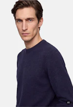 Regular Pullover Uni in Dunkelblau |  Seidensticker Onlineshop
