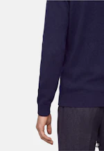Regular Pullover Uni in Dunkelblau |  Seidensticker Onlineshop