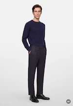 Regular Pullover Uni in Dunkelblau |  Seidensticker Onlineshop