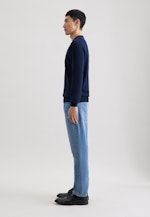 Regular Pullover Uni in Dunkelblau |  Seidensticker Onlineshop