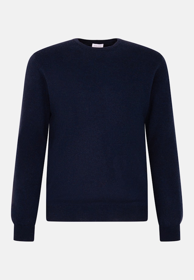 Pullover Uni in Dunkelblau |  Seidensticker Onlineshop
