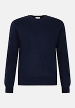 Regular Pullover Uni in Dunkelblau |  Seidensticker Onlineshop