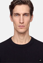 Regular Pullover Uni in Schwarz |  Seidensticker Onlineshop