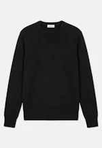 Regular Pullover Uni in Schwarz |  Seidensticker Onlineshop