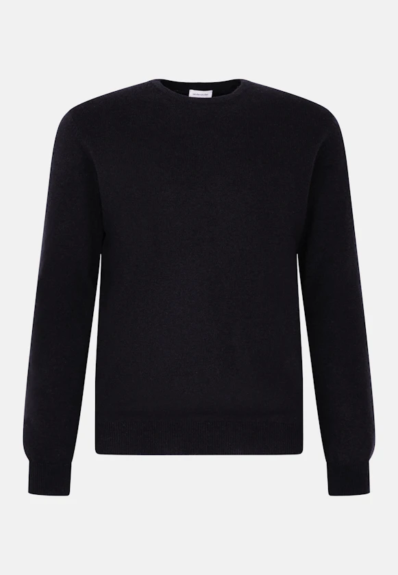 Regular Pullover Uni in Schwarz |  Seidensticker Onlineshop