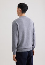 Regular Pull-over Uni in Gris |  Seidensticker Onlineshop