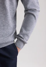 Regular Pullover Uni in Grau |  Seidensticker Onlineshop