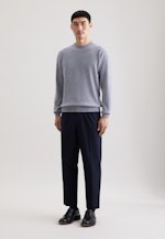 Regular Pullover Uni in Grau |  Seidensticker Onlineshop