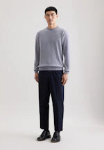 Regular Pullover Uni in Grau |  Seidensticker Onlineshop
