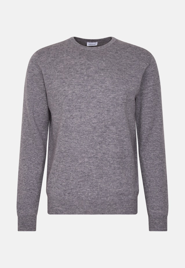 Pullover Uni in Grau |  Seidensticker Onlineshop