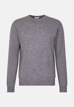 Pullover Uni in Grau |  Seidensticker Onlineshop