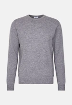Regular Pullover Uni in Grau |  Seidensticker Onlineshop