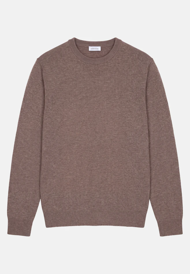 Regular Pullover Uni in Beige | Seidensticker Onlineshop