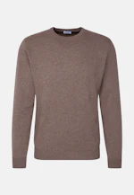 Regular Pullover Uni in Beige |  Seidensticker Onlineshop