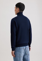 Regular Pullover Uni in Dunkelblau |  Seidensticker Onlineshop