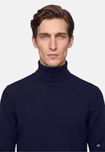 Regular Pullover Uni in Dunkelblau |  Seidensticker Onlineshop