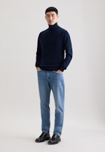 Regular Pullover Uni in Dunkelblau |  Seidensticker Onlineshop