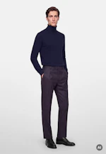 Regular Pullover Uni in Dunkelblau |  Seidensticker Onlineshop