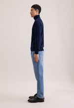 Regular Pullover Uni in Dunkelblau |  Seidensticker Onlineshop