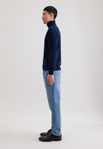 Regular Pullover Uni in Dunkelblau |  Seidensticker Onlineshop