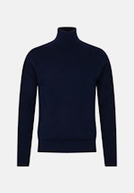 Regular Pullover Uni in Dunkelblau |  Seidensticker Onlineshop