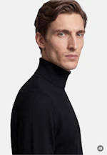 Regular Pullover Uni in Schwarz |  Seidensticker Onlineshop