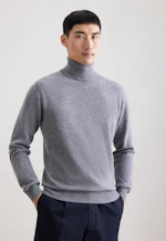 Regular Pull-over Uni in Gris |  Seidensticker Onlineshop